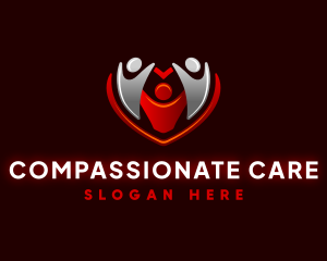 Charity Heart Community logo design