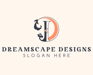 Stylish Boutique Letter D logo design