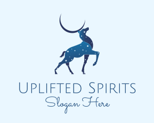 Blue Deer Astrology logo design