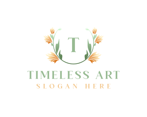 Watercolor Flower Art logo design