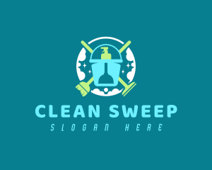 Washing Cleaning Disinfect logo design