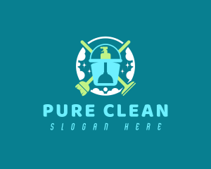 Washing Cleaning Disinfect logo