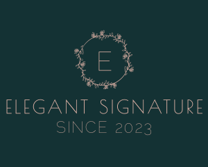 Elegant Floral Event Styling logo design