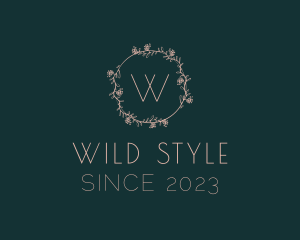 Elegant Floral Event Styling logo design