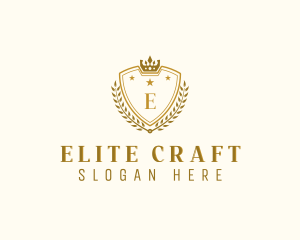 High End Royal Shield logo design