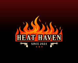 Hot Flaming Pistol logo