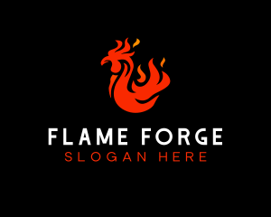 Hot Chicken Restaurant logo design