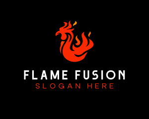 Hot Chicken Restaurant logo design