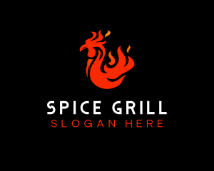 Hot Chicken Restaurant logo design