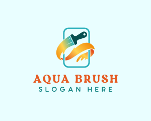 Paint Brush Workshop logo design