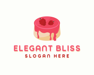 Raspberry Pudding Dessert logo