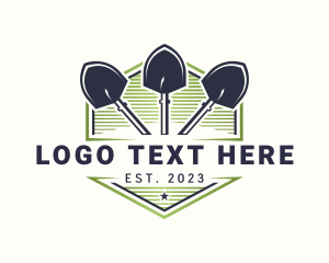 Digger Shovel Gardening logo