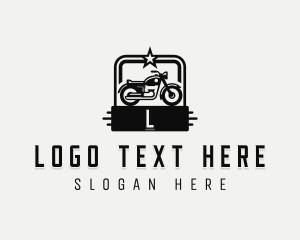 Motorcycle Biker Race Logo