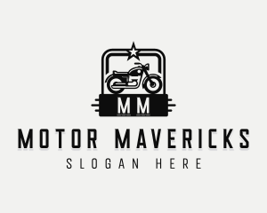 Motorcycle Biker Race logo design