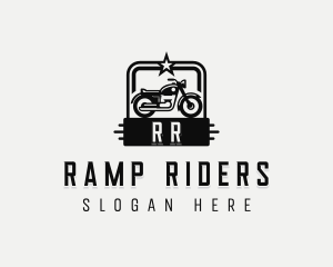 Motorcycle Biker Race logo design