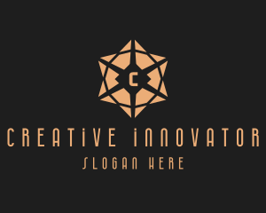 Creative Geometric Star  logo design