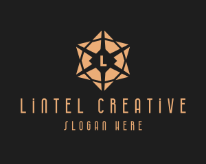 Creative Geometric Star  logo design