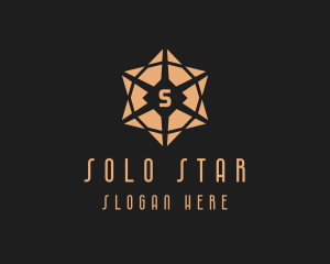 Creative Geometric Star  logo design