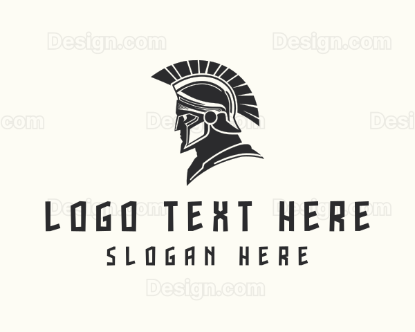 Roman Soldier Spartan Logo