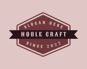 Hexagon Craft Beer Banner logo design