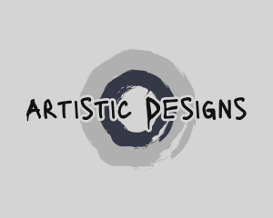 Watercolor Graffiti Artist logo design