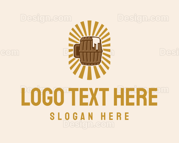 Beer Mug Barrel Logo