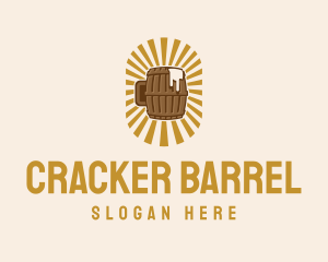 Beer Mug Barrel logo design