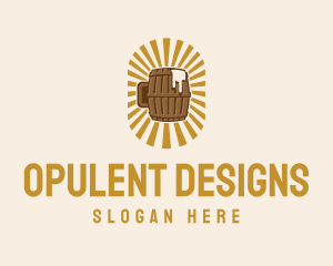 Beer Mug Barrel logo design