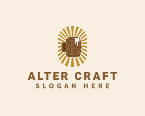 Beer Mug Barrel logo design