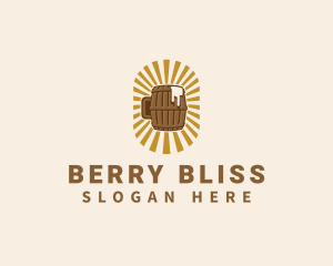 Beer Mug Barrel logo design