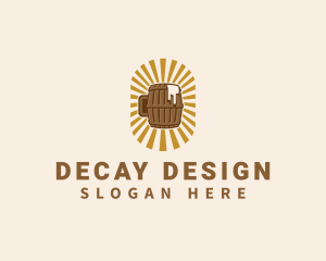 Beer Mug Barrel logo design