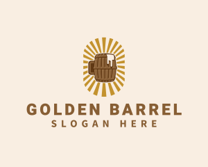 Beer Mug Barrel logo design