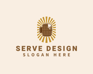 Beer Mug Barrel logo design