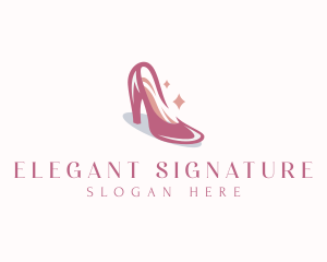 Elegant Stilettos Shoes logo design