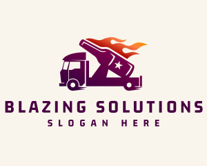Blazing Beer Truck logo