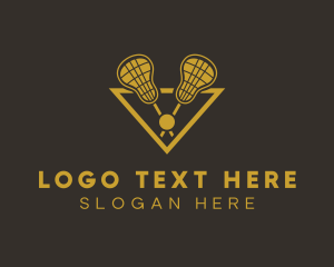 Sports Lacrosse Stick Logo