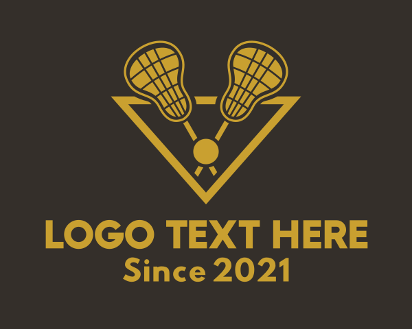 Lacrosse Stick logo example 4