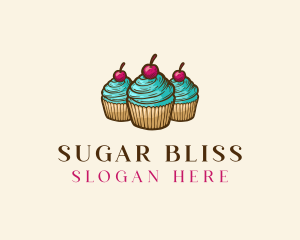 Sweet Cupcake Bakery logo design