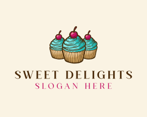 Sweet Cupcake Bakery logo design