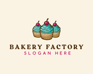 Sweet Cupcake Bakery logo design