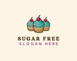 Sweet Cupcake Bakery logo design