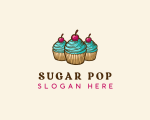 Sweet Cupcake Bakery logo design