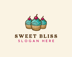 Sweet Cupcake Bakery logo design