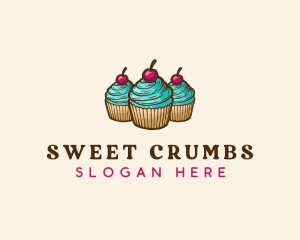 Sweet Cupcake Bakery logo design