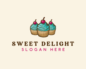 Sweet Cupcake Bakery logo design