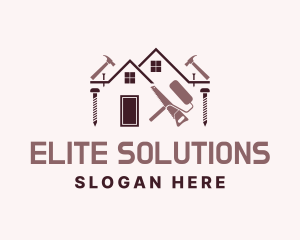 Home Construction Service logo design