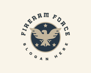 Security Military Eagle logo design