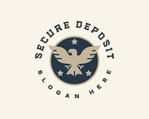 Security Military Eagle logo design