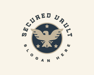 Security Military Eagle logo design