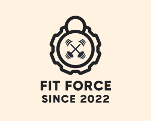 Cog Dumbbell Crossfit logo